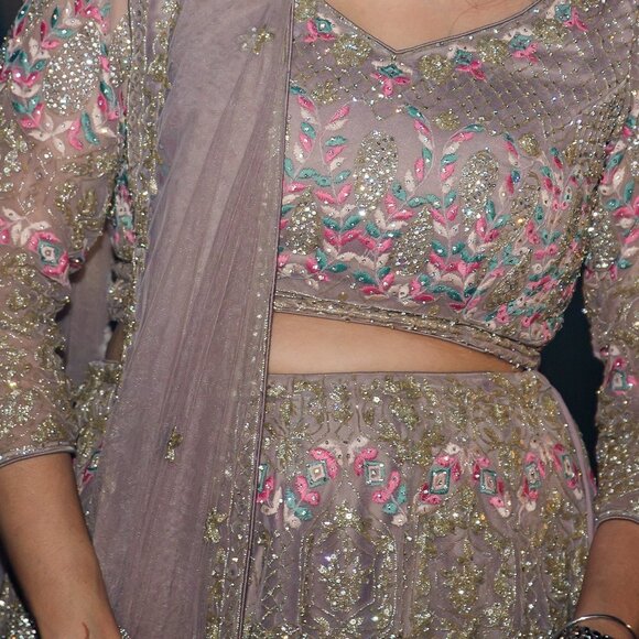 Lavender Lehenga Size L - Picture 3 of 8